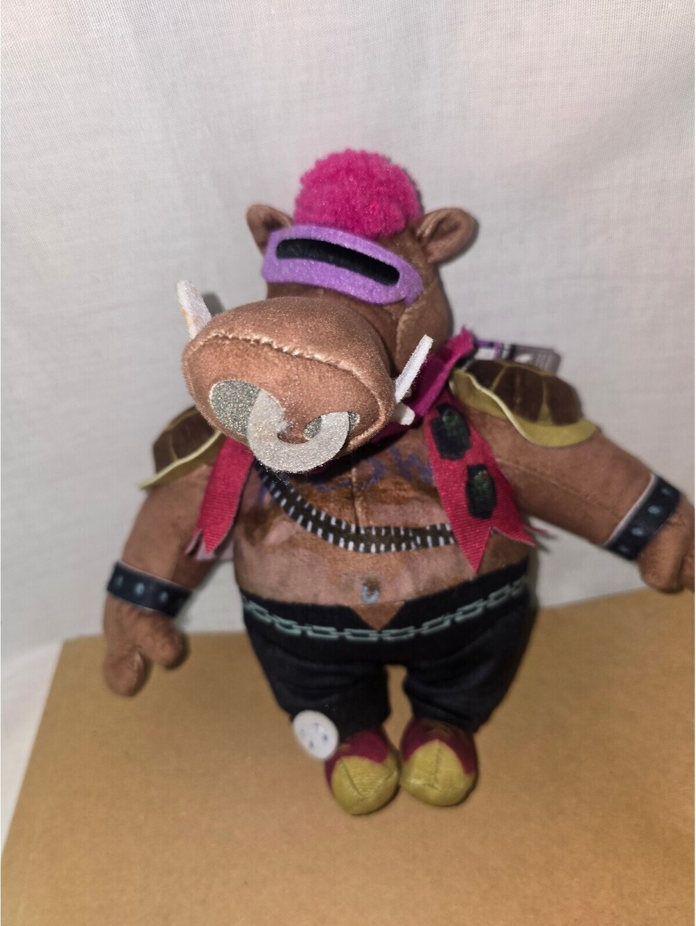 TMNT Mutant Mayhem Bebop Plush Mattel Ninja Turtles Stuffed Toy With Tags